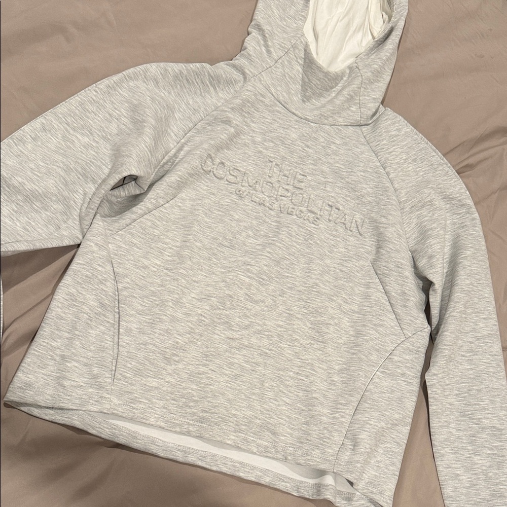 Cosmopolitan Light Gray Cowl Neck Sweater